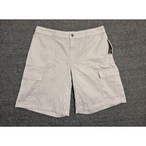 Wild Fable Women's Shorts Mid Rise Twill Skater Jock Beige Large